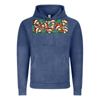 Vintage Denim Santa skeleton christmas Vintage Hoodie - Artiststas