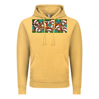 Vintage Mustard Santa skeleton christmas Vintage Hoodie - Artiststas