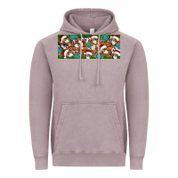 Vintage Zinc Santa skeleton christmas Vintage Hoodie - Artiststas
