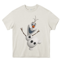 Cream olaf frozen 01 Heavy Core Tee - linhVisuals