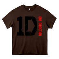 Chocolate Brown one direction 1d [twhite] Heavy Core Tee - linhVisuals