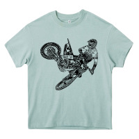 Arona Eli Tomac Jump Illustration Heavy Core Tee - linhVisuals
