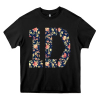 Black one direction flower [tw] Heavy Core Tee - linhVisuals