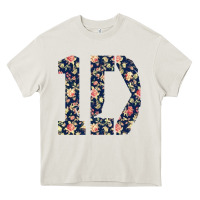 Cream one direction flower [tw] Heavy Core Tee - linhVisuals