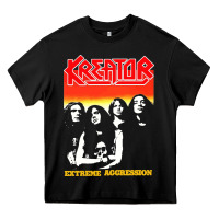 Black kreator essential music Heavy Core Tee - linhVisuals
