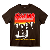 Chocolate Brown kreator essential music Heavy Core Tee - linhVisuals