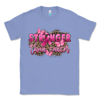 Colony Blue Stronger than Cancer Classic Tee - FaDigitalArtStudio