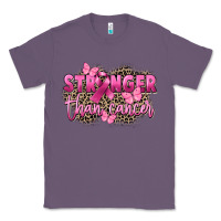 Lavender Stronger than Cancer Classic Tee - FaDigitalArtStudio
