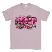 Lilac Stronger than Cancer Classic Tee - FaDigitalArtStudio