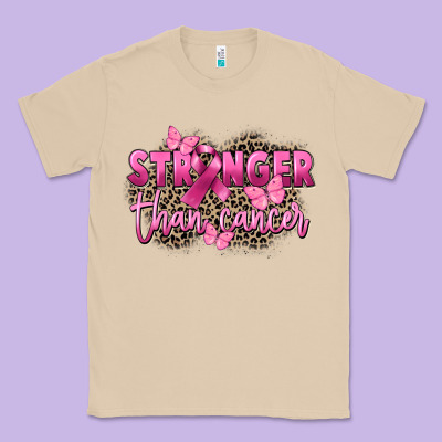 Stronger Than Cancer Classic Tee Designed By Fadigitalartstudio