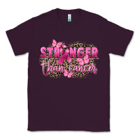 Plum Stronger than Cancer Classic Tee - FaDigitalArtStudio