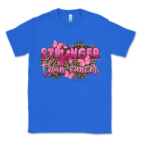 True Royal Stronger than Cancer Classic Tee - FaDigitalArtStudio