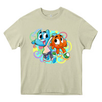 Mossy gumball and darwin Heavy Core Tee - linhVisuals