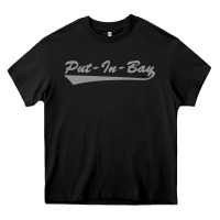 Black put in bay Heavy Core Tee - linhVisuals