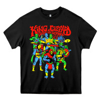 Black king gizzard and the lizard wizard Heavy Core Tee - linhVisuals