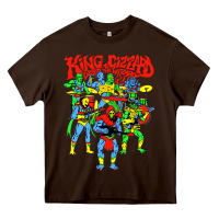 Chocolate Brown king gizzard and the lizard wizard Heavy Core Tee - linhVisuals