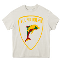 Cream young dolph Heavy Core Tee - linhVisuals