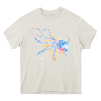 Cream octopus t  shirtoctopus t  shirt Heavy Core Tee - linhVisuals