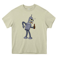 Mossy futurama bender Heavy Core Tee - linhVisuals