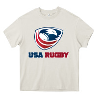 Cream usa rugby Heavy Core Tee - linhVisuals