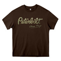 Chocolate Brown peterbilt class pays   trucker quote Heavy Core Tee - linhVisuals