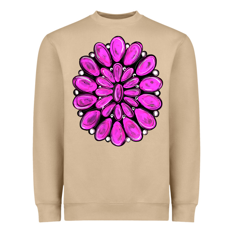 Pink Gemstone Heavyweight Sweatshirt by RanaPortraitStore | Teevron