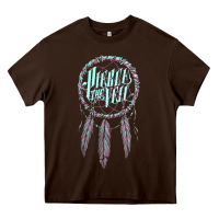 Chocolate Brown pierce the veil dreamcatcher [tw] Heavy Core Tee - linhVisuals