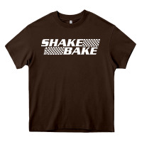 Chocolate Brown shake and bake Heavy Core Tee - linhVisuals