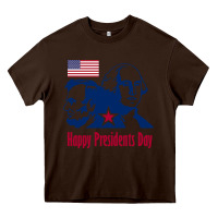 Chocolate Brown presidents day Heavy Core Tee - linhVisuals