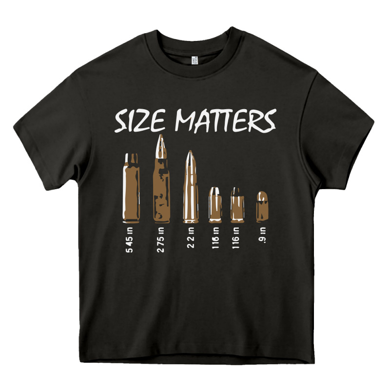Size Matters Heavy Core Tee by linhVisuals | Teevron