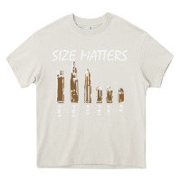Cream size matters Heavy Core Tee - linhVisuals