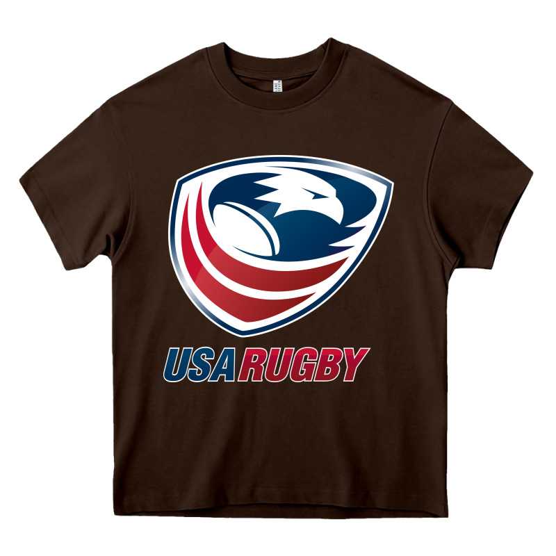 Usa Rugby Heavy Core Tee by linhVisuals | Teevron