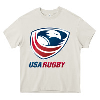 Cream usa rugby Heavy Core Tee - linhVisuals