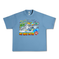 Pebble Blue 2024 Cruisin Urban Heavy Tee - CowhideDigitalArt