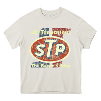 Cream stp    nostalgia drag racing Heavy Core Tee - linhVisuals