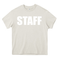 Cream staff Heavy Core Tee - linhVisuals