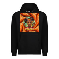 Black fall african girl Premium Hoodie - BarkalooDesign