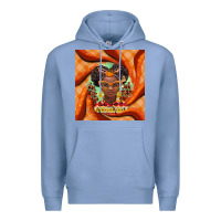 Colony Blue fall african girl Premium Hoodie - BarkalooDesign