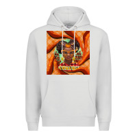 Dove Grey fall african girl Premium Hoodie - BarkalooDesign