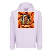 Lilac fall african girl Premium Hoodie - BarkalooDesign