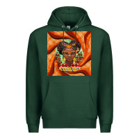 Fall African Girl Premium Hoodie | Teevron