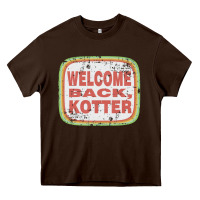 Chocolate Brown welcome back, kotter Heavy Core Tee - linhVisuals