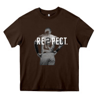 Chocolate Brown respect derek jeter re2pect [tw] Heavy Core Tee - linhVisuals
