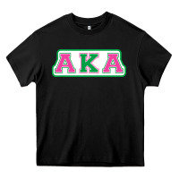 Black alpha kappa aka Heavy Core Tee - linhVisuals