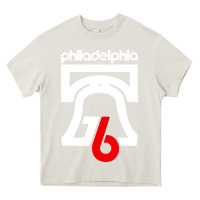 Cream philadelphia vintage liberty bell Heavy Core Tee - linhVisuals