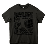 Asphalt fencing sport Heavy Core Tee - linhVisuals