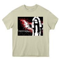 Mossy Marilyns angel with scabbed wings Heavy Core Tee - linhVisuals