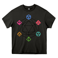 Asphalt minimal dnd Heavy Core Tee - linhVisuals