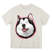 Cream husky Heavy Core Tee - Jasminsmagicworld