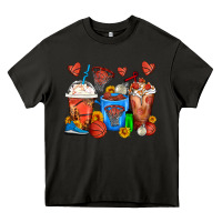 Asphalt Basketball Coffee Cups Heavy Core Tee - FaDigitalArtStudio